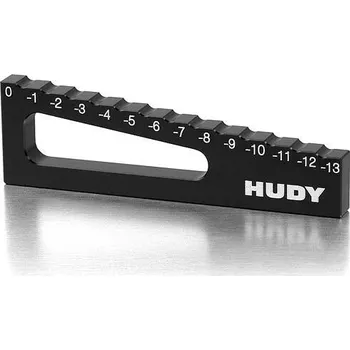RC model auta HUDY CHASSIS DROOP GAUGE 0 TO -13 MM FOR 1/8 OFF-ROAD & TRUGGY - expresní doprava