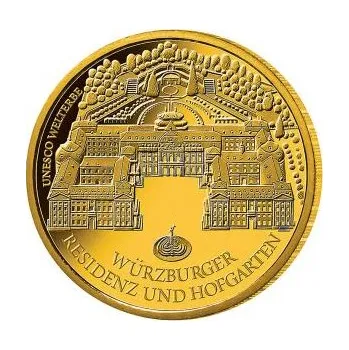 1/2 unce zlatá mince - 100 Euro Würzburg 2010 (G)