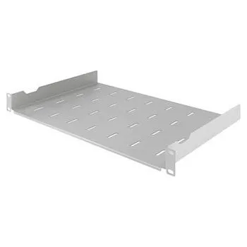 Racková skříň Univerzální police 19" 1U s přední montáží 300 mm hluboká