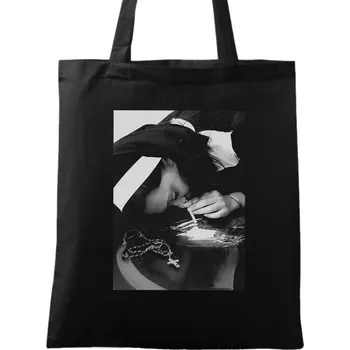 Bavlněná taška Hříšná Jeptiška: Pokušení na Párty (Barva: Černá)