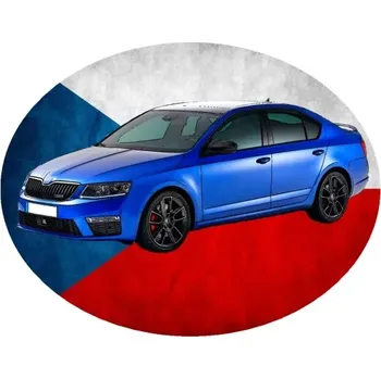 Nášivka Nažehlovačka s Českým autem II (digitální nažehlovačka s osobním autem)