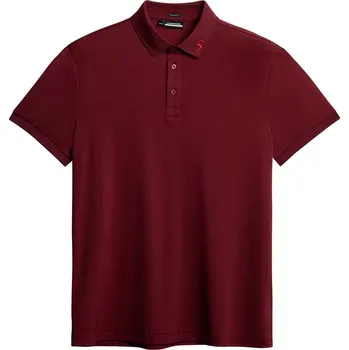 J.Lindeberg KV Regular Fit Print pánské polo, červené pánské, S