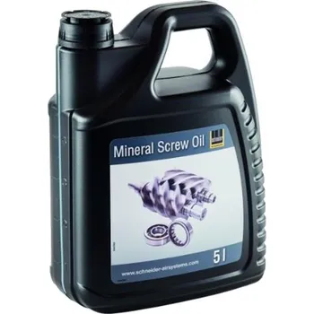 Příslušenství ke kompresoru Schneider B111010 - Olej minerální pro šroubové kompresory (5L)