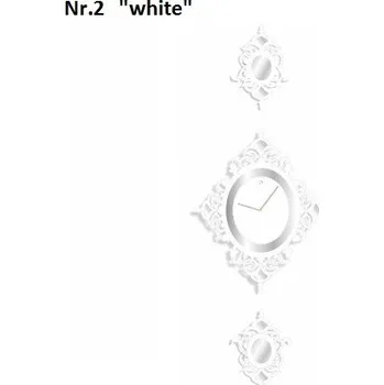 Hodiny Orientální hodiny na stěnu Bílá