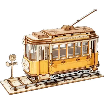 Dřevěná hračka Pichler Modellbau dřevo Souprava lokomotivy