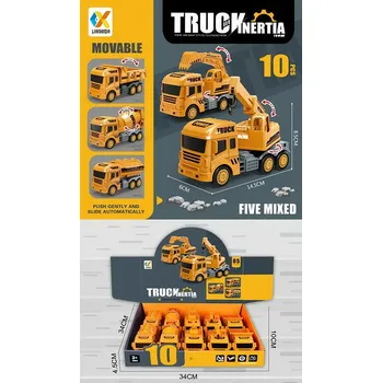 autíčko Wiky Vehicles Stavební auto na setrvačník 14,5 cm - expresní doprava