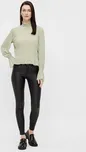 Pieces Kalhoty z imitace kůže Shape-Up 17108412 Černá Skinny Fit XL