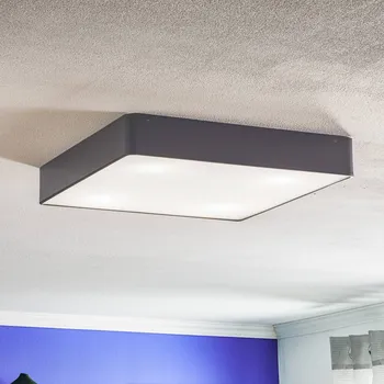 Argon Stropní svítidlo Oro z oceli a skla, šedé, 45 cm šedá 4 x 15 W LED - Doprava zdarma