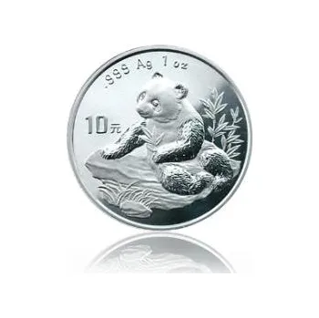 1 unce stříbrná mince China Panda 1998