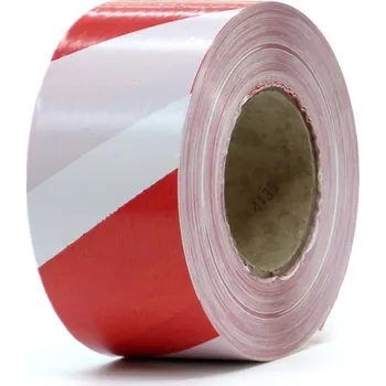 Výstražná páska Výstražná páska červeno-bílá - 200 m x 7 cm