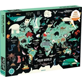 Puzzle Mudpuppy puzzle Váš svět 1000 dílků