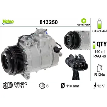 Kompresor klimatizace Kompresor, klimatizace VALEO 813250