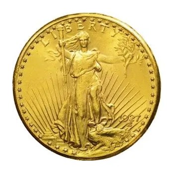 US Mint 20$ zlatá mince Double Eagle Saint Gaudens - Statue 31,1 g