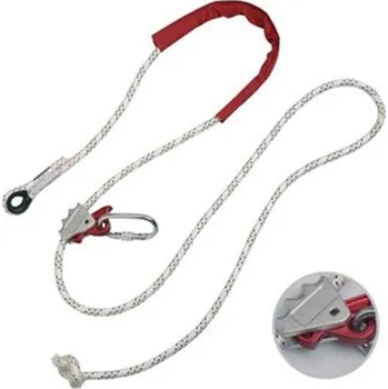 Železářství LANEX PPDPROT320 - Lano PA splétané, O 14 mm, karabina AZ 011 na seřizovači 2 m