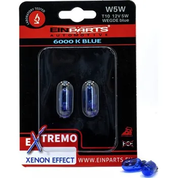 Autožárovka W5W Halogenové žárovky 5W (modrá) 12V EXTREMO
