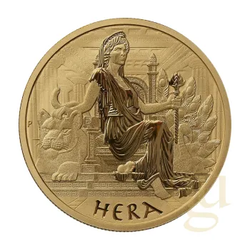 1 unce zlatá mince Tuvalu - Gods of Olympus - Hera 2022