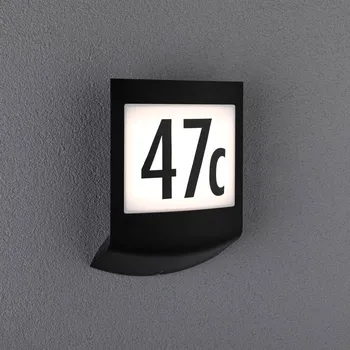 Lampička Paulmann Padea LED osvětlení domovního čísla ZigBee CCT antracit 1 x 8,2 W LED - Doprava zdarma