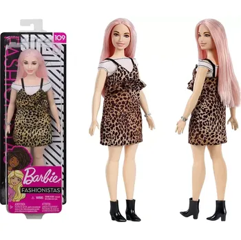 Dětské zboží Barbie Fashionistas s leopardími šaty