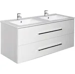 Koupelnová skříňka s keramickým umyvadlem Trento W 120 A - interiéry