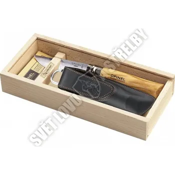 Opinel - nerez N°08 oliva (luxusní balení)