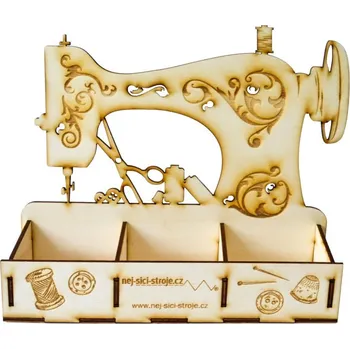 ISEW Pořadač - krabička na drobnosti k šicímu stroji - Vánoční příbal 2023