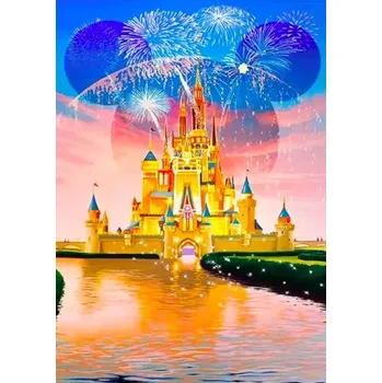 Diamantové malování Sada na diamantové malování Disney Zámek