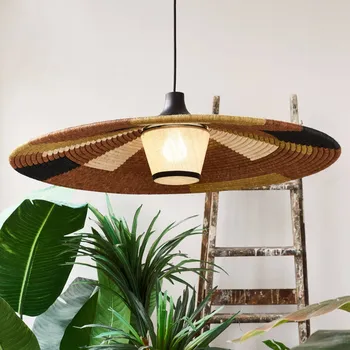 Forestier Parrot závěsné světlo L, hnědá - délka kabelu 220 cm, baldachýn - Ø 12 cm, výška 2,5 cm hnědá, zelená, černá 1 x 40 W - Doprava zdarma