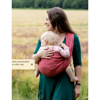 Šátek na nošení dítěte Loktu She Fraktál Papi Velikost: 3