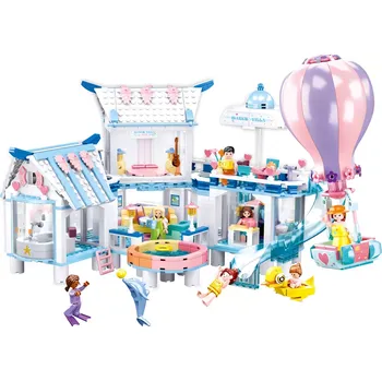 Stavebnice Sluban Sluban B0929 Plovoucí vila s bazénem