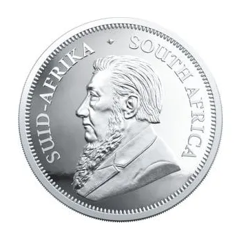1 unce stříbrná mince Krugerrand 2021 - leštěná deska