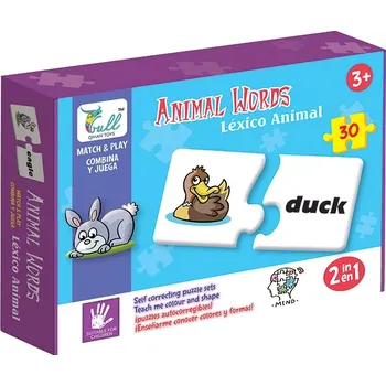 Puzzle Rappa naučné zvířata 30 dílků