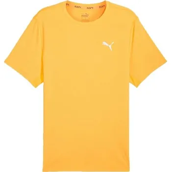 Pánské sportovní triko Puma RUN FAVORITE VELOCITY TEE 2XL Žlutá, Bílá