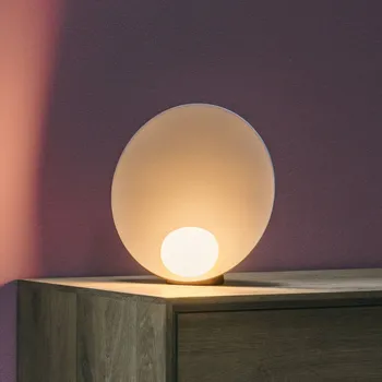 Lampička Vibia LED stolní lampa Musa 7400, růžová, Ø 26 cm, stojací růžové 1 x 4,5 W LED - Doprava zdarma
