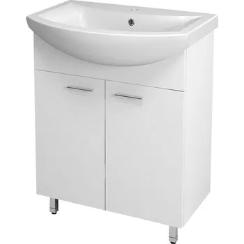 Koupelnový nábytek ZOJA 51063 - 6065 koupelnová skříňka s umyvadlem + 4 nožky Aqualine