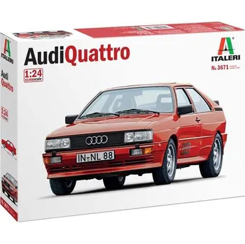 Plastikový model Italeri Model Kit auto 3671 - Audi Quattro (1:24)