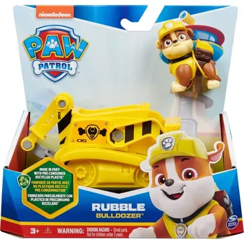 Spin Master Paw Patrol Tlapková Patrola Základní vozidlo s figurkou Rubble