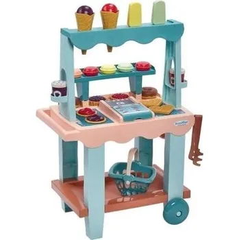 Hra na obchod ecoiffier Stánek se zmrzlinou Vert Azur