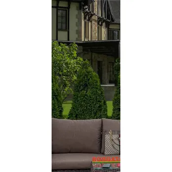 Lampička Venkovní nástěnné svítidlo Lindby Vimal, senzor, E27, 26 cm, hliník černá 1 x 15 W LED - Doprava zdarma