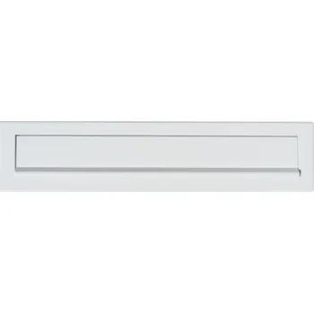 Poštovní schránka Dveřní vhoz 375mm - RAL 9016 bílá | Železářství Poštovní schránky, Schránky na klíče, Depozity poštovní vhozy