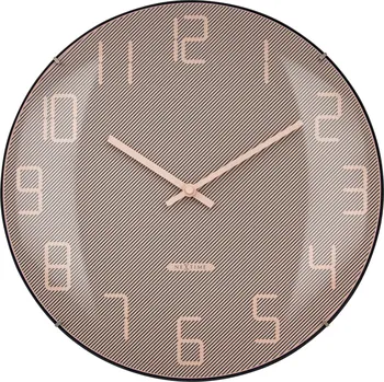 Hodiny NeXtime, Nástěnné hodiny Shade růžové - Formadore