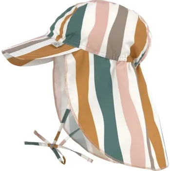 Klobouk LÄSSIG Sun Protection Flap Hat Waves Pink/Nature Velikost (od výrobce): 7 - 18 m.