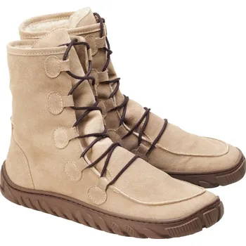 Dámská zdravotní obuv ZAQQ XANQA 37-44 VELUR/COTTON Broušená kůže, bavlněná podšívka Šedohnědá 44