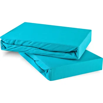Prostěradlo Prostěradlo tyrkysové jersey EMI: Prostěradlo 220x200