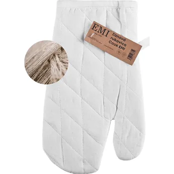 Lněná rukavice Cook bílá EMI