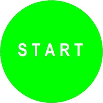 vypínač M22-XDL-G-X1 čočka do plochých prosvětlených tlačítek,zelená s popisem