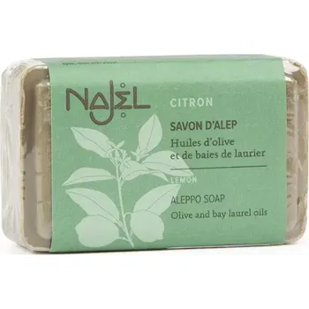 Mýdlo NAJEL Mýdlo Aleppo s citrónovým esenciálním olejem 100 g