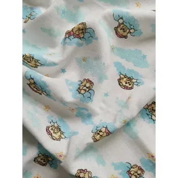 látková plena Látková plena s potiskem Méďa obláček 70/70