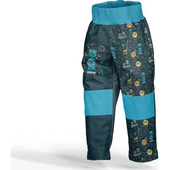 Panelse střihem na softshell kalhoty roboty na petrolejové 110