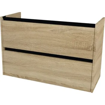 Koupelnový nábytek Koupelnová skříňka pod umyvadlo Devo Etna 2.0 přírodní dub 97 x 64 x 40 cm ET2-SU2S97-P51