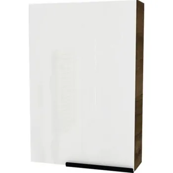 Koupelnový nábytek Zrcadlová skříňka bez osvětlení Devo Etna 2.0 levá 47,5 x 16 x 70 cm tobacco pacific walnut